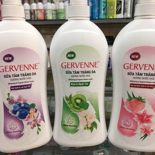 Gervenne - Sữa tắm trắng da 900g - 3 mùi