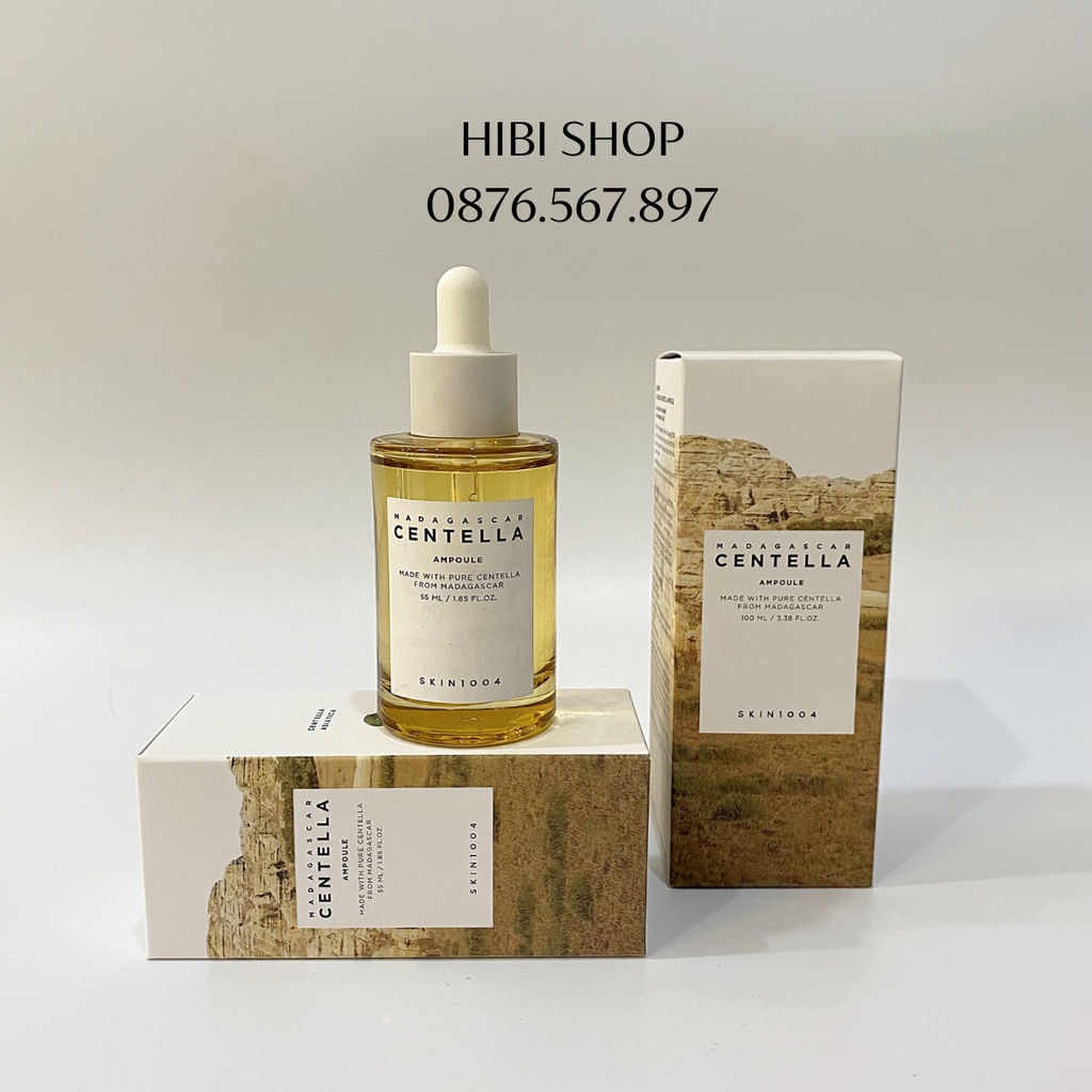 Serum Centella Rau Má 55ml, Tinh chất rau má Skin1004 Madagascar  phục hồi da
