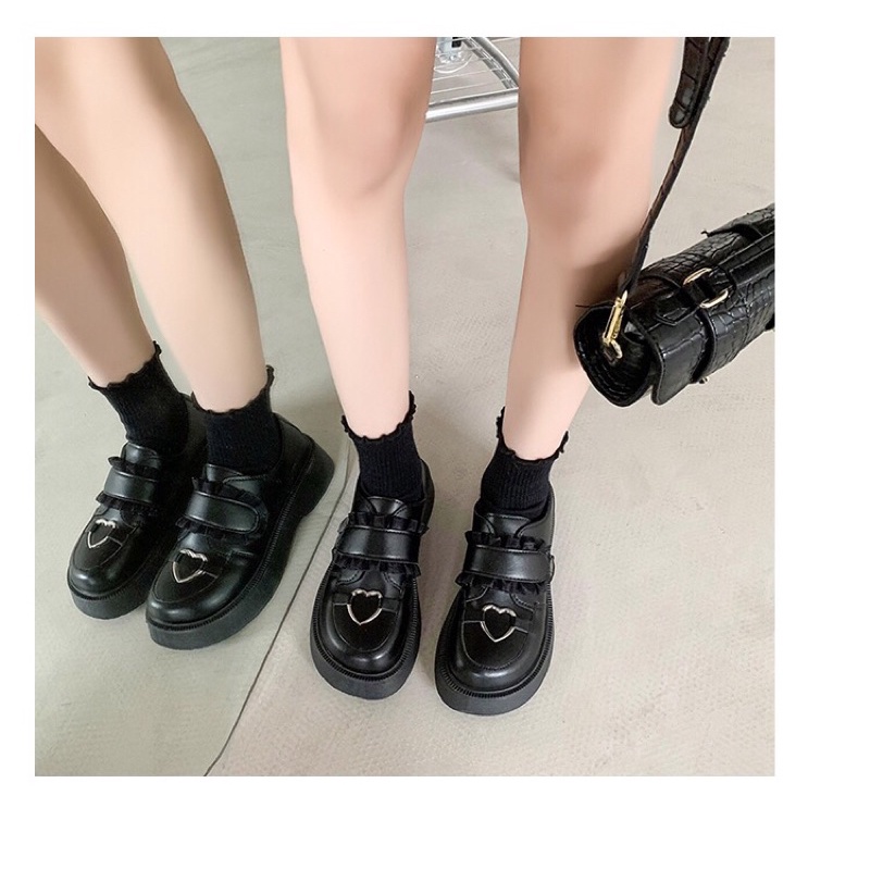 Giày Da nữ Retro Xuân Thu 2023 Mary Jane Nhật Bản ✨✨✨