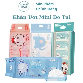 Khăn giấy ướt mini dễ thương bỏ túi tiện lợi