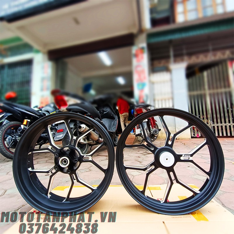 Mâm CNC Asiro 2021 Exciter 150-155 ,mâm đô winner/winnerx