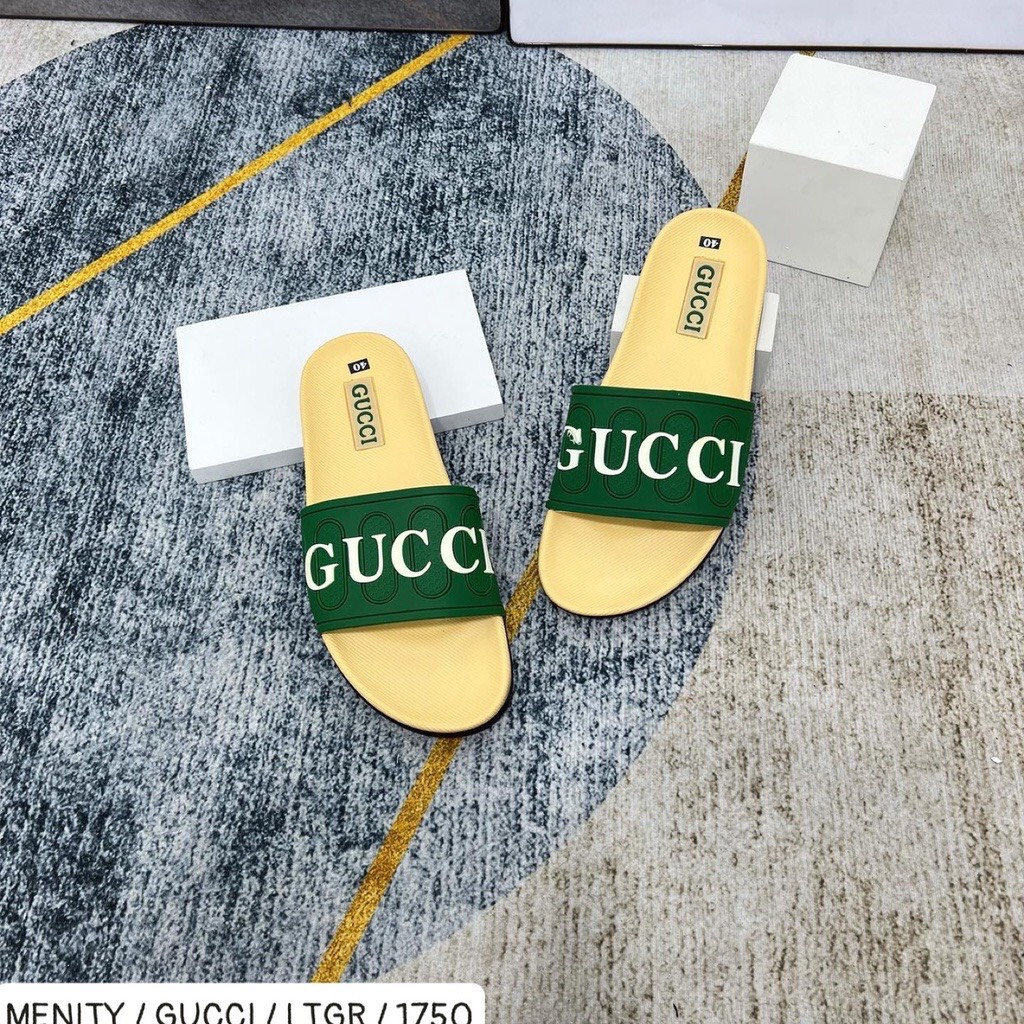 🔥HÀNG CAO CẤP🔥Dép Nam,Dép Quai Ngang GUCCI Mẫu Mới Hè 2023 Đế Cao Su Non Chống Trơn Trượt