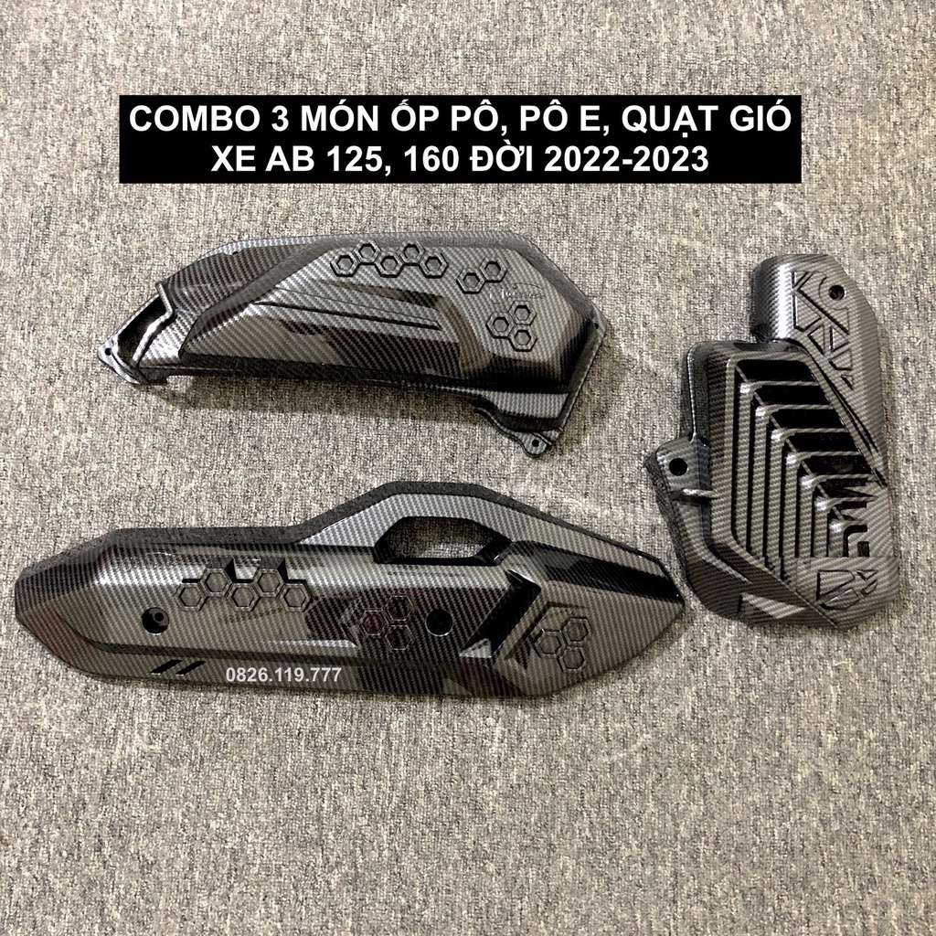 Ốp Pô Carbon AB đời 2022, 2023