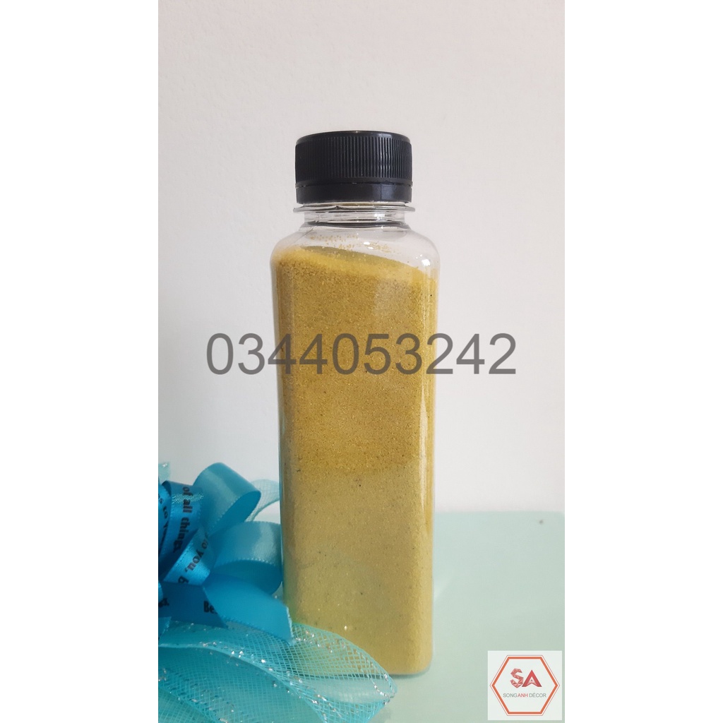 Chai cát màu 300gram, vẽ tranh cát, đồ chơi bàn ánh sáng