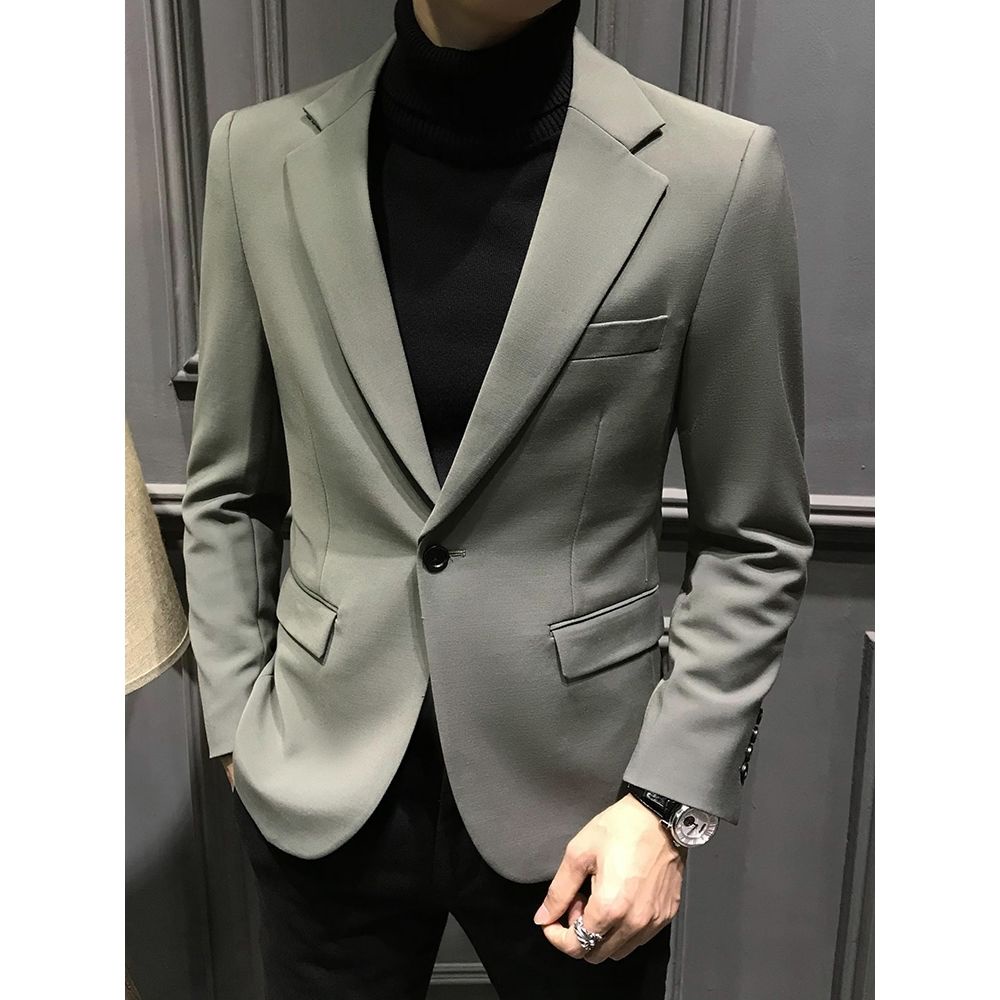 Áo Khoác Vest Nam Phong Cách Hàn Quốc Áo Vest Đơn Giản Công Sở Cao Cấp Mẫu Mới Sành Điệu Tôn Dáng