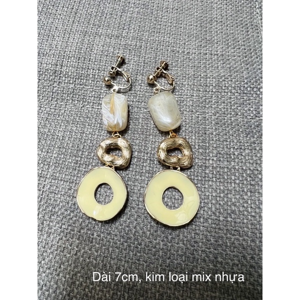 Thanh lý bông tai nhiều mẫu dạng kẹp