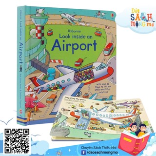 Đồ Chơi Khám Phá Sân Bay Usborne Look Inside An Airport