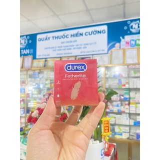 Bao cao su Durex (hộp 3 cái ) [Che tên sản phẩm]