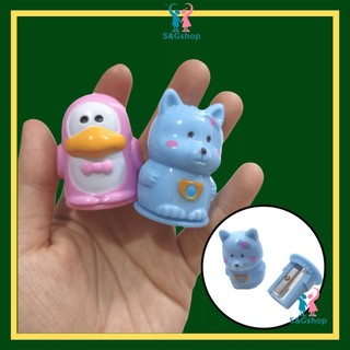 Dụng cụ gọt, chuốt bút chì hình chú gấu 1 lưỡi dao
