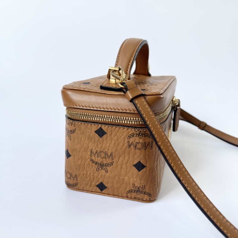 Túi hộp MCM nâu chính hãng