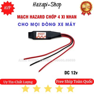 Mạch haza kèm chớp led nháy xi nhan