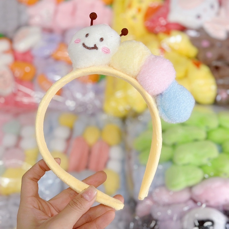 Băng Đô, Bờm Tóc, Cài Tóc Con Sâu Cute