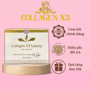 Kem Body Collagen X3 Luxury 250g Mỹ Phẩm Đông Anh Chính Hãng – Kem Body Trắng Da Dưỡng Da Đông Anh
