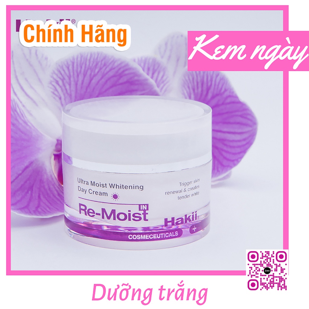 Kem Dưỡng Trắng Da Ban Ngày Hakii 30g - Kem Ngày Hakii [Chính Hãng]