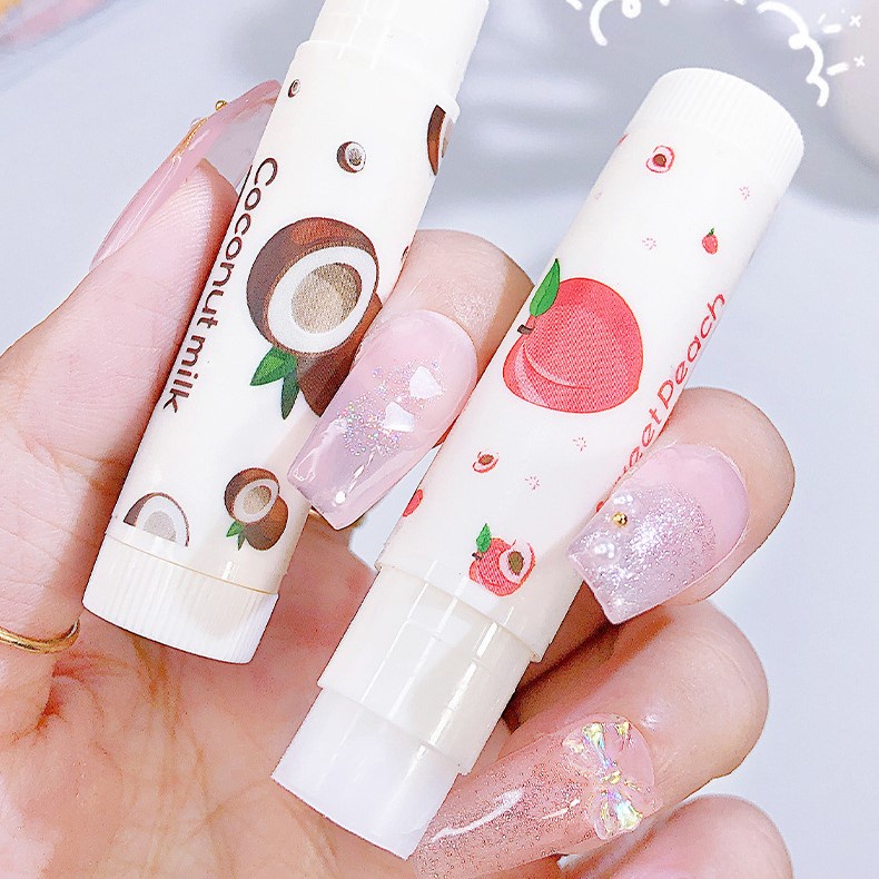 🥟Son Dưỡng Môi Hương Trái Cây Không Màu Cấp Ẩm Chống Nứt Nẻ Cho Nam Nữ