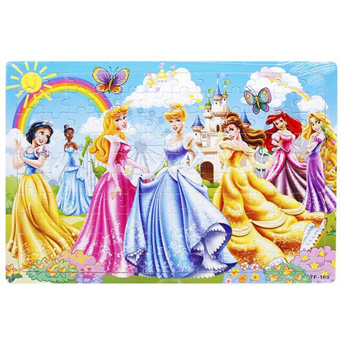 Tranh ghép hình cho bé  60 - 100 mảnh, Đồ chơi xếp hình, Tranh ghép gỗ món quà cho bé phát triển tư duy, trí tuệ