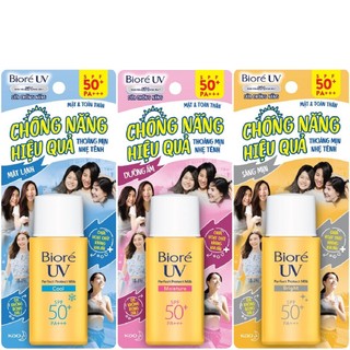 Sữa Chống Nắng Biore UV Perfect Protect Milk SPF 50 PA+++ 25ml 100% Hana18 cung cấp hàng 100% chính hãng
