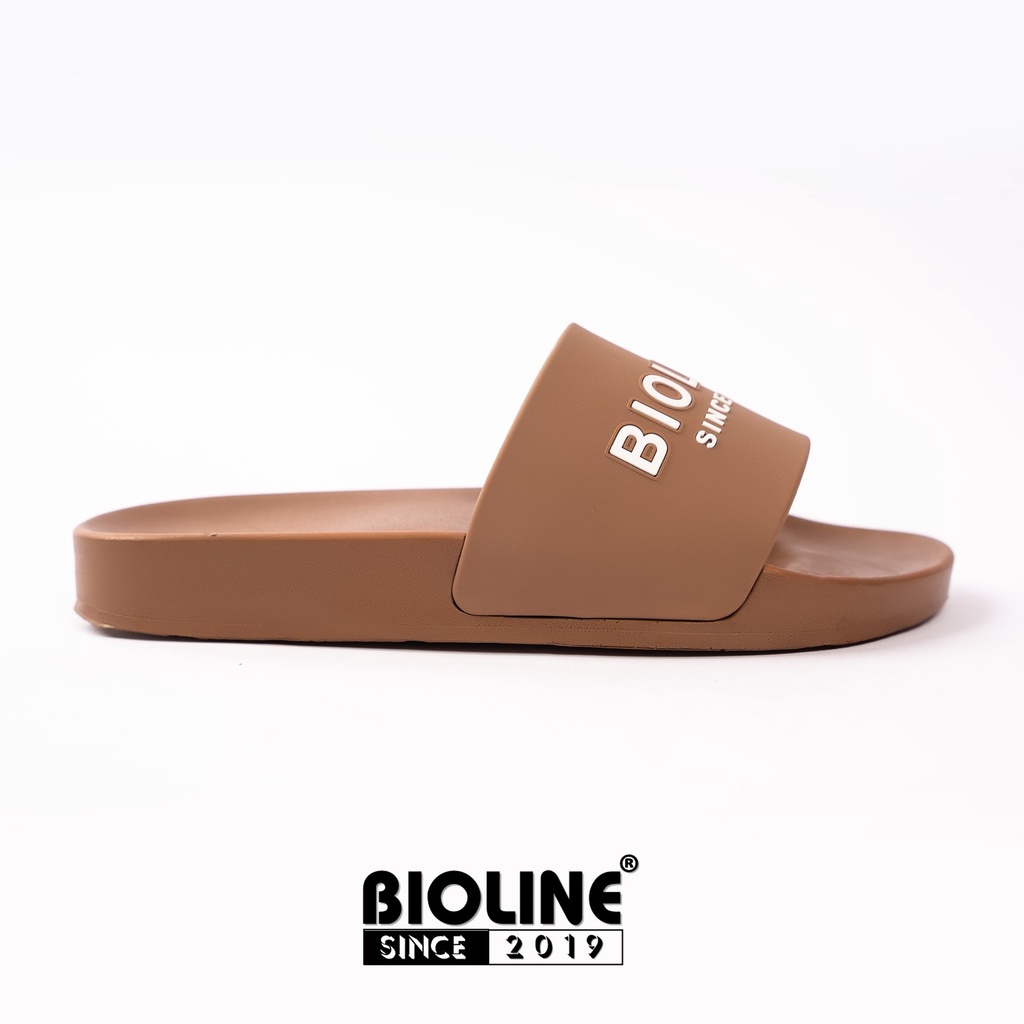 CS05 - Dép lê Quai Ngang nam nữ Unisex Slipper chất liệu Cao Su Non và đế đúc PU chính hãng BIOLINE