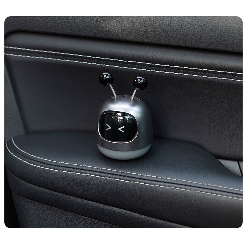 Sáp thơm ô tô, trang trí táp lô, khử mùi ô tô, hương thơm xe hơi, mô hình robot chuyển động dễ thương