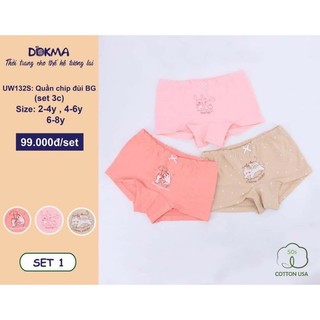 set 3 quần chíp đùi Dokma