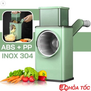 Máy thái lát rau củ đa năng kèm 6 lưỡi dao cắt - thái lát bào cắt củ quả . sg