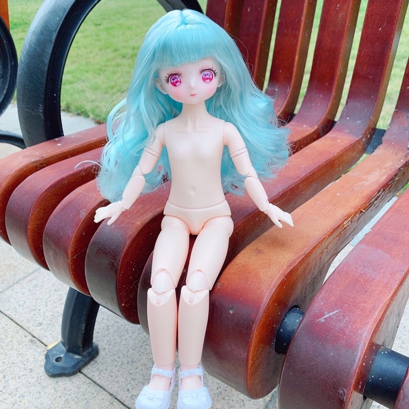 Búp bê babi cao 30cm , 20 khớp, búp bê anime siêu xinh mắt 3d