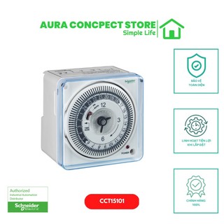 Bộ hẹn giờ 24h cct15101 - 1 kênh - 16a - schneider electric