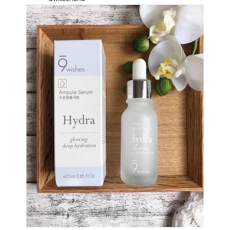 Tinh chất cấp ẩm 9Wishes Hydra Ampoule Serum