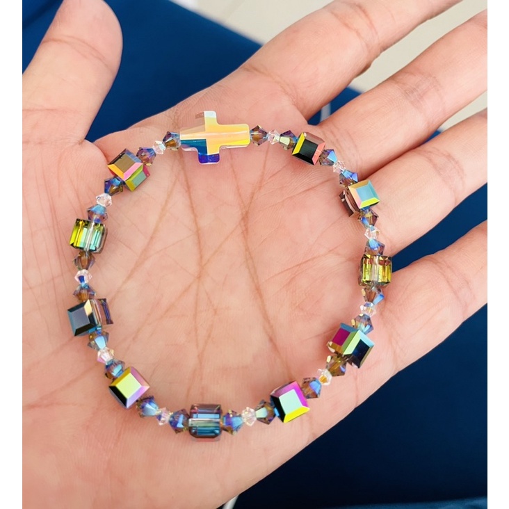 Vòng Tay-Chuỗi 10 Kinh Pha Lê Áo