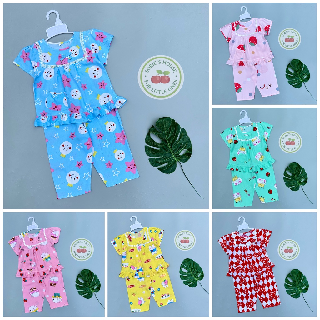 Bộ tole lanh ÁO TAY NGẮN QUẦN DÀI bé gái