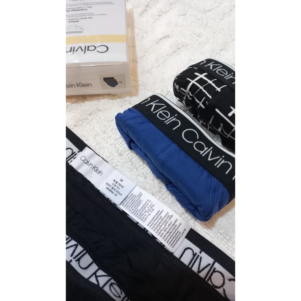 Set 3 quần lót nam Calvin Klein - Hàng chính hãng