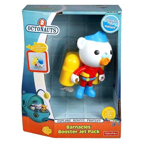 Bộ mô hình gói máy bay phản lực tăng cường của Fisher Price Octonauts Barnacles (Mỹ)