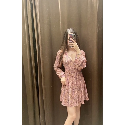 Váy zara tay dài