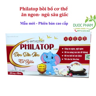 Philatop Yến sào Đạm Thủy Phân cao cấp tăng sức kháng giúp ăn ngon ngủ tốt