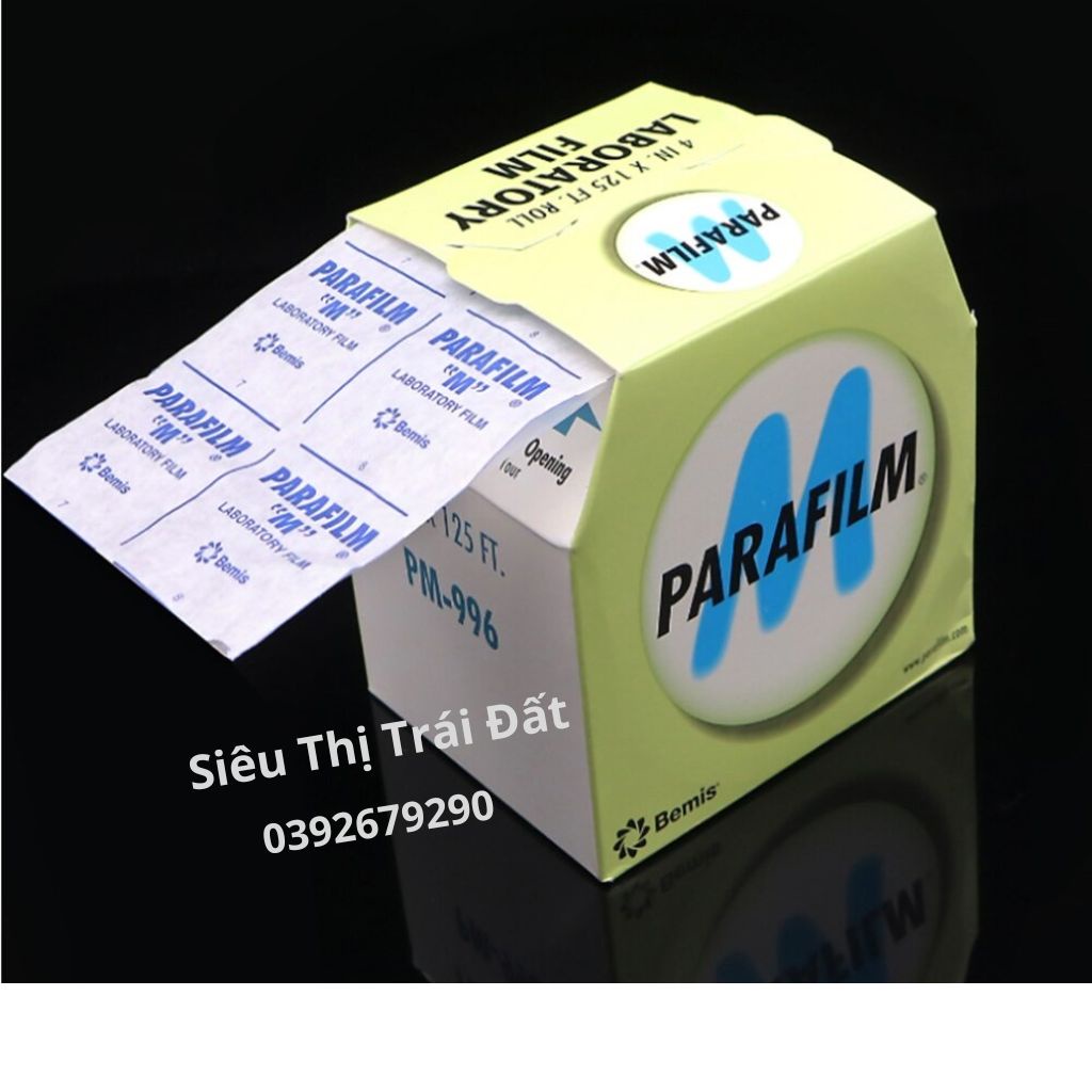 Cuộn màng PARAFILM M dài 38 mét, rộng 10cm PM 996 ( dùng bao bọc, chống bay hơi chất lỏng )