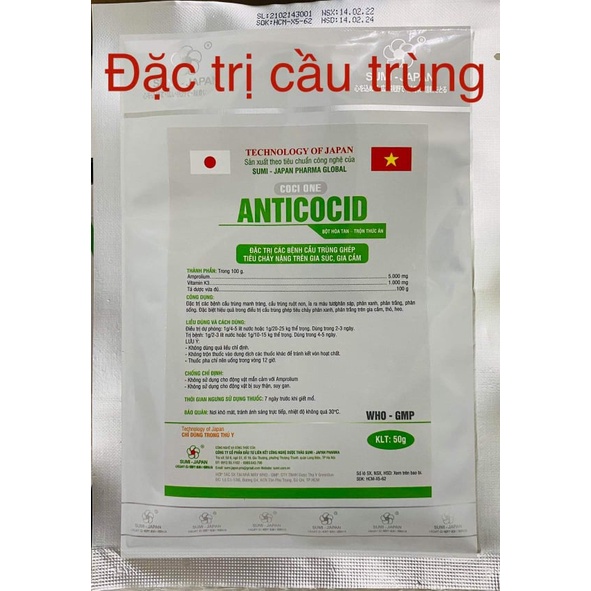 Anticocid đặc trị cầu trùng