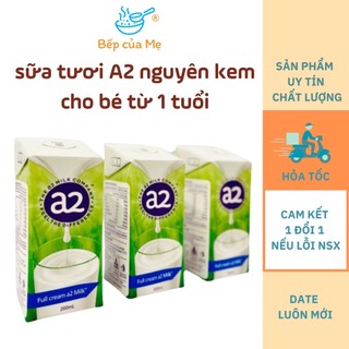 Sữa A2 nguyên kem của Úc, sữa tươi tiệt trùng, Shop Bếp Của Mẹ.
