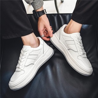 Giày da sneaker trắng, phong cách trẻ trung CS904