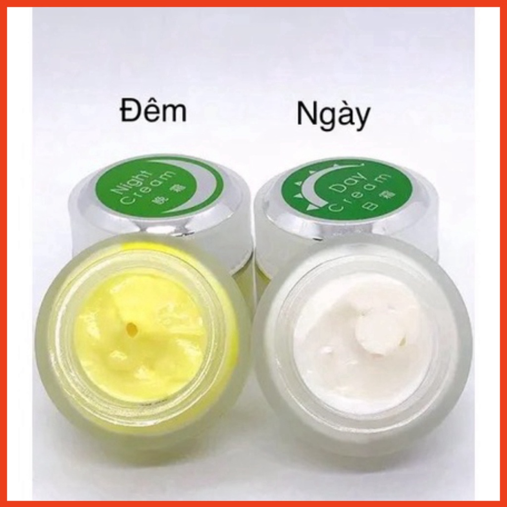Kem Vỗ Bóng Nám Tàn Nhang Làm Trắng Đều Màu Da ( Kem Ngày - Kem Đêm ) loại 1