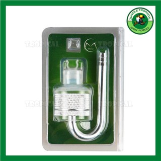 Cốc sủi CO2 inox Mufan 7cm màu bạc - Sủi CO2 siêu mịn cho hồ thủy sinh