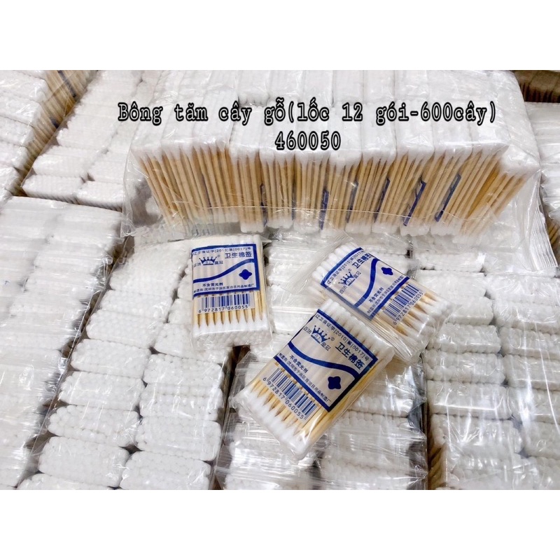 Bông tăm lố 2 đầu 12 bị nhỏ