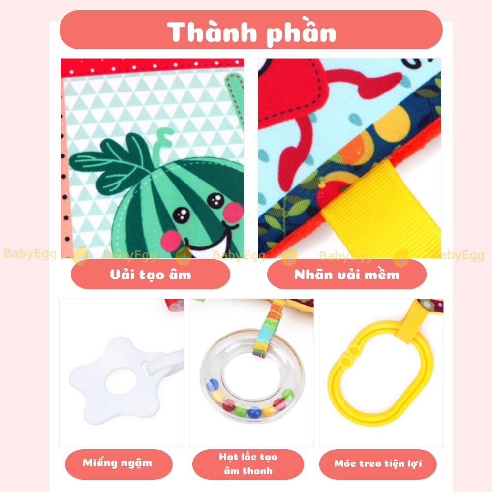 Khăn gặm nướu sặc sỡ hình chữ nhật cho bé trẻ nhỏ trẻ sơ sinh 3 4 5 6 7 8 9 10 11 12 tháng tuổi đồ treo nôi treo xe đẩy