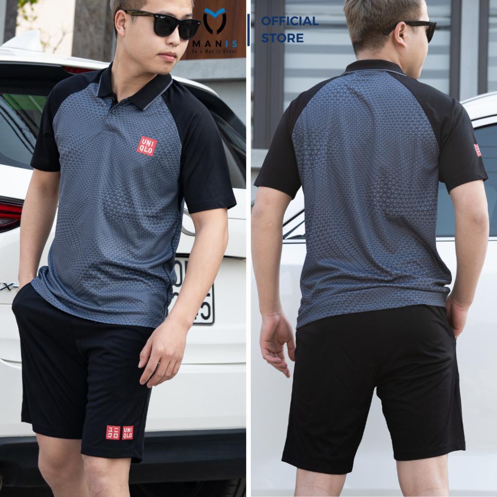 Set Uniqlo Màu Xám Kẻ Caro UNI66