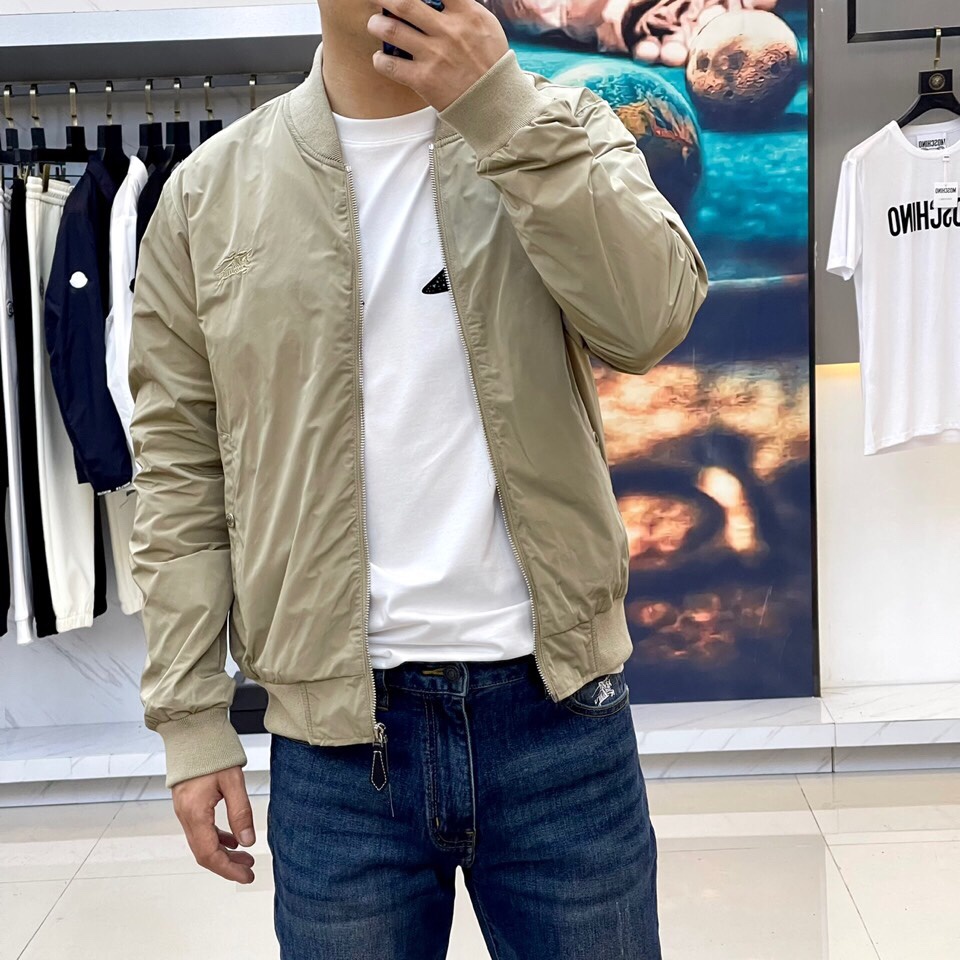 Áo khoác gió nam thời trang cao cấp Burberry BBR thiết kế trẻ trung, lịch lãm