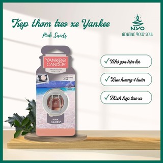 Kẹp thơm treo xe hương Biển Hồng – Pink Sands – Yankee Candle