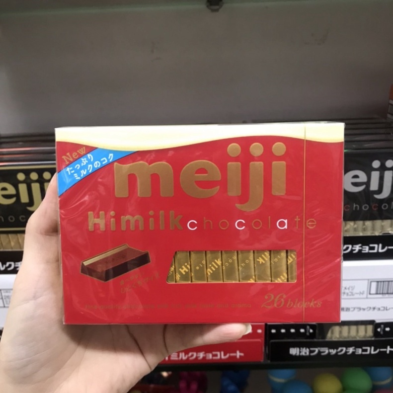 Socola Nguyên chất, Socola sữa Meiji Nhật Bản 120g