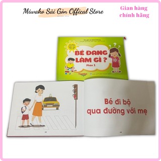 Học liệu Bé đang làm gì