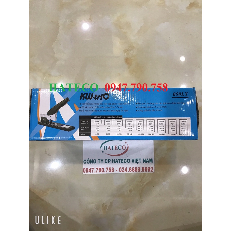 DẬP GHIM ĐẠI 250 TỜ - 450 TỜ Kw-Trio 050LY HÀNG CHÍNH HÃNG