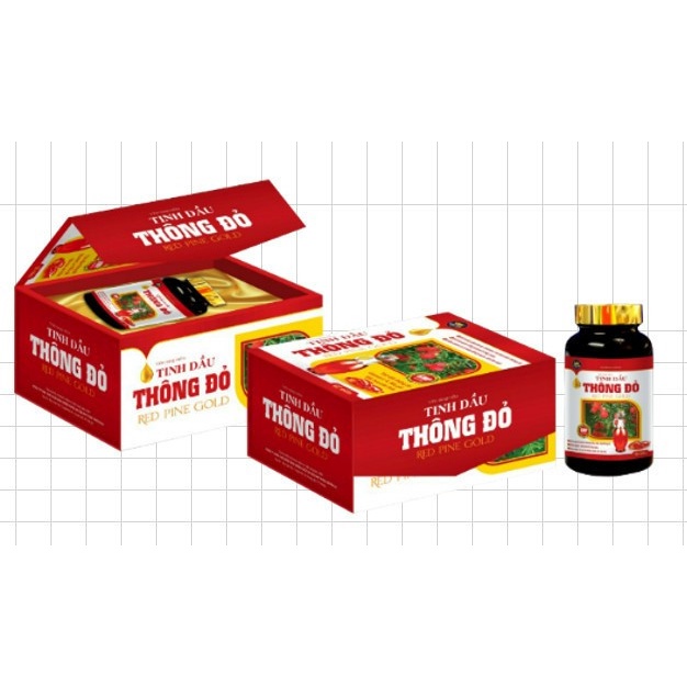 TINH DẦU THÔNG ĐỎ : Bổ sung vitamin A, vitamin E và tinh dầu thông đỏ + hỗ trợ giảm cholesterol trong máu