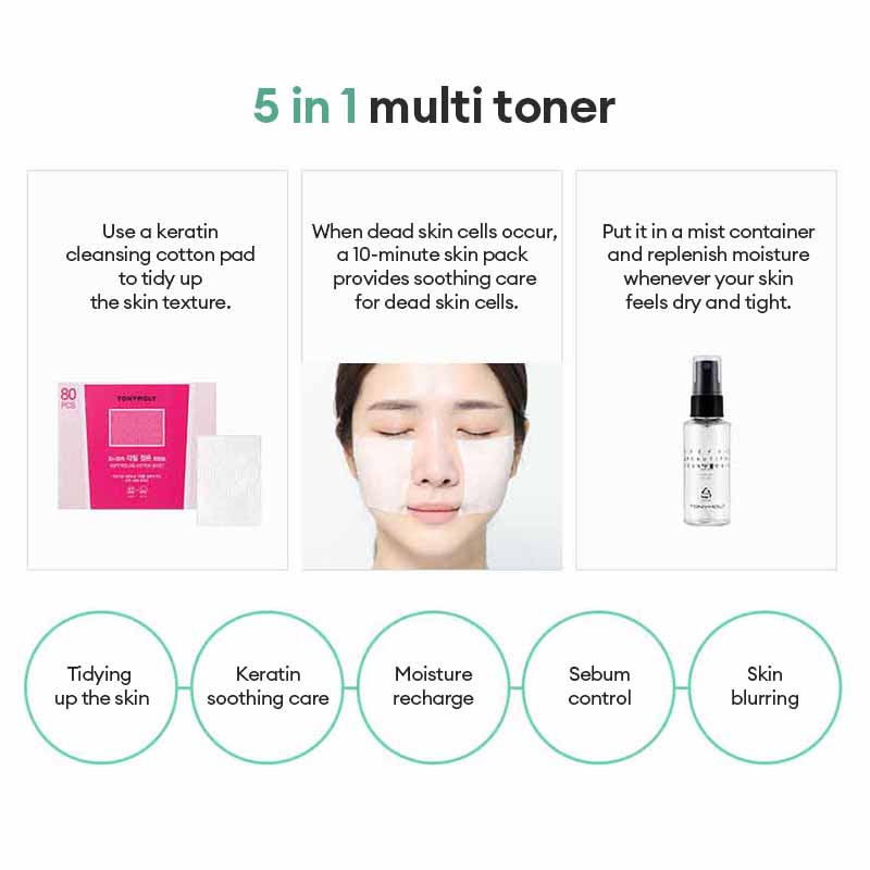 Tonymoly toner Cây Trà Cực Đo Lỗ Chân Lông 200ml